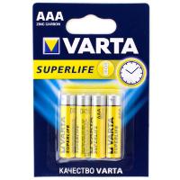 Батарейки солевые VARTA R03 (AAA) SuperLife 1.5В 4шт.