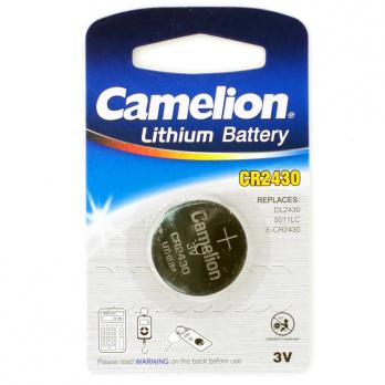 Батарейка литиевая CAMELION CR2430 дисковая 3В бл/1