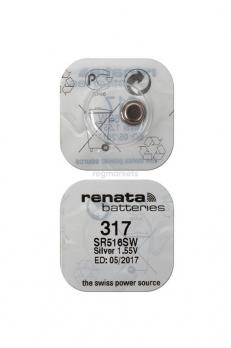Батарейка Renata R317 BL1(SR516SW) 1шт.