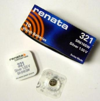 Батарейка Renata R321 BL1 (SR616SW) 1шт.