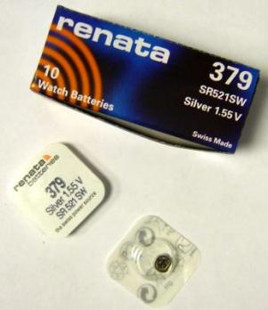 Батарейка Renata R379 G0 BL1 (SR521SW) 1шт.