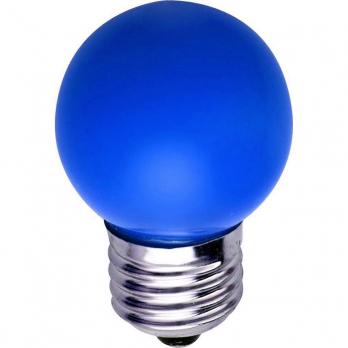Лампа светодиодная Navigator шар G45 E27 1W, Синий