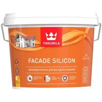 Краска фасадная FACADE Silicon VVA глубокоматовая 9л Тиккурила