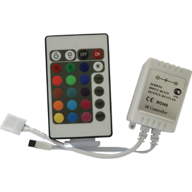 Контроллер с ИК-пультом для светодиодных лент Ecola 12V 72W 6A RGB