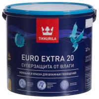 Краска ЕВРО EXTRA 20 А для влажных помещений полуматовый 2,7 л Тиккурила
