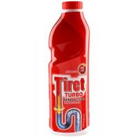 Чистящее средство Tiret гель для труб ТУРБО 500мл (Красный)
