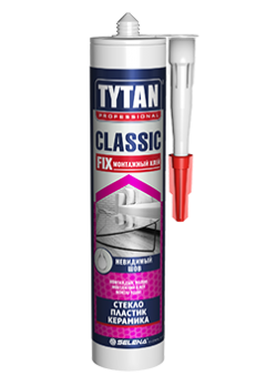 Клей Classic Fix каучуковый прозрачный 310 мл TYTAN Professional