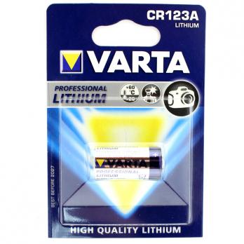 Батарейка литиевая VARTA CR123 Professional Lithium 3В 1шт.