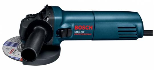 Шлифмашинка угловая Bosch GWS 660, 125мм, 670 Вт