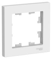 Рамка Schneider AtlasDesign, одноместная (Белая)
