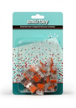 Компактная соединительная клемма 2-х проводная с рычажками 25шт/уп Smartby