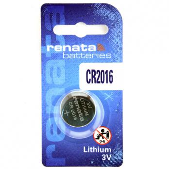 Батарейка литиевая RENATA CR2016 дисковая 3В бл/1