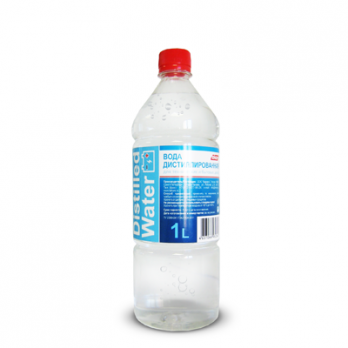 Вода дистиллированная,Distilled water,1л,ПЭТ бутылка