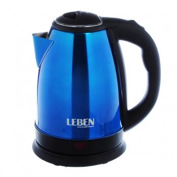 Чайник электрический LEBEN, 1.8л, 1500Вт (Синий)