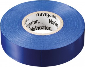 Navigator изолента ПВХ 19/20 синяя (10!) 71114