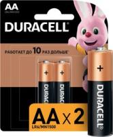 Батарейка щелочная DURACELL LR6 (AA) 1.5B бл/2