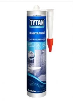 TYTAN Euro-line Герметик силикон санитарный белый 280 мл (12шт/уп)