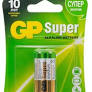 Батарейка щелочная GP LR03 (AAA) Super Alkaline 1.5В бл/2 (24А-СR2)