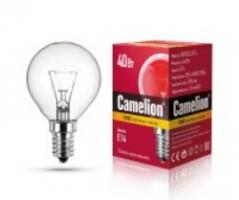 Camelion D E14 40W шар прозрачная 40/D/CL/E14